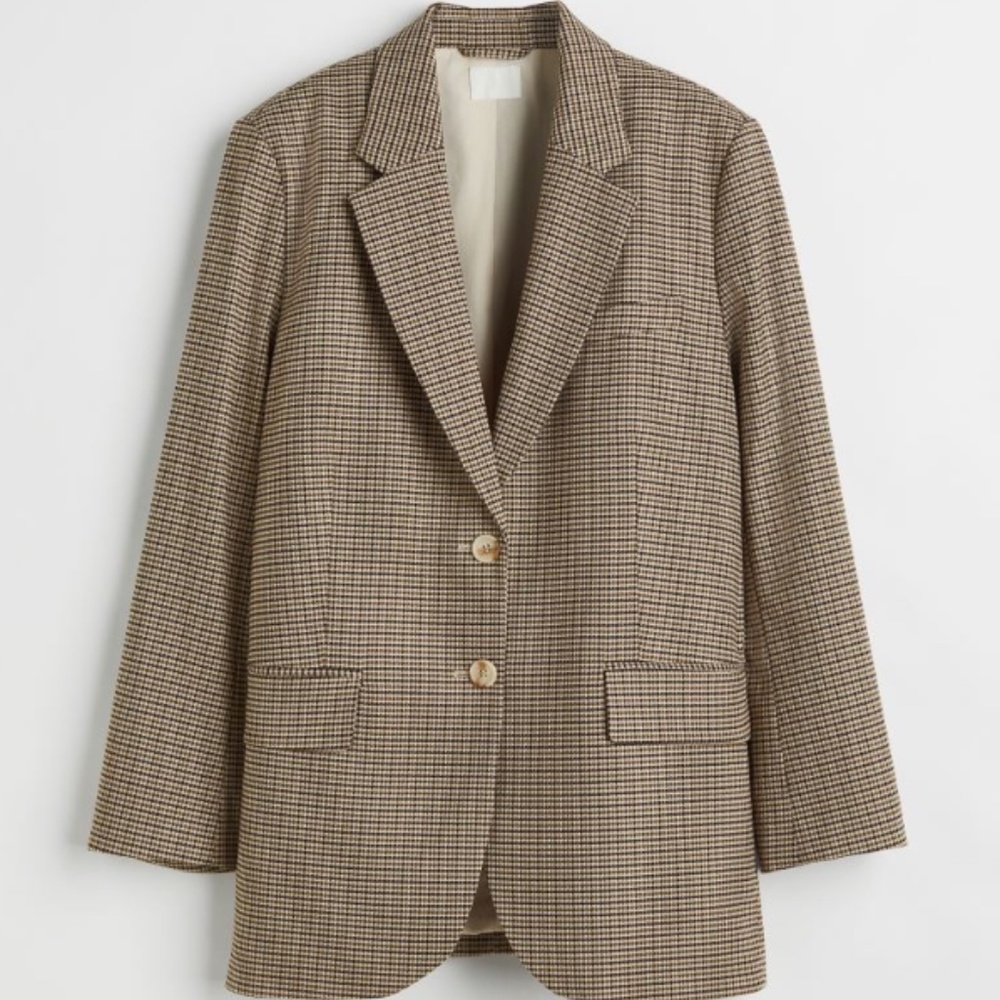 H&M Oversized Single-breasted Jacket Blazer